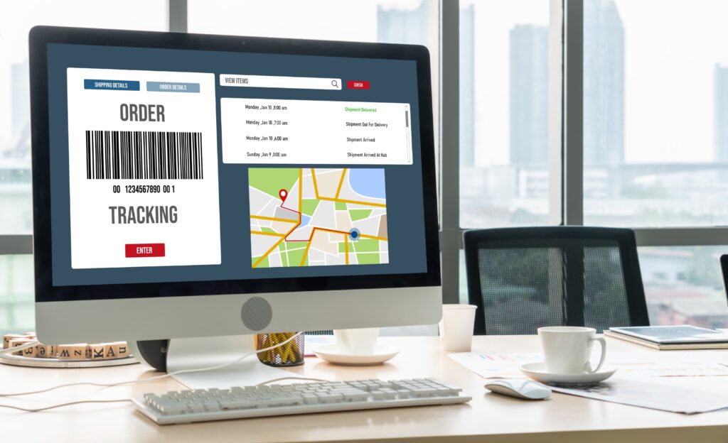 Delivery tracking system for e-commerce and modish online business