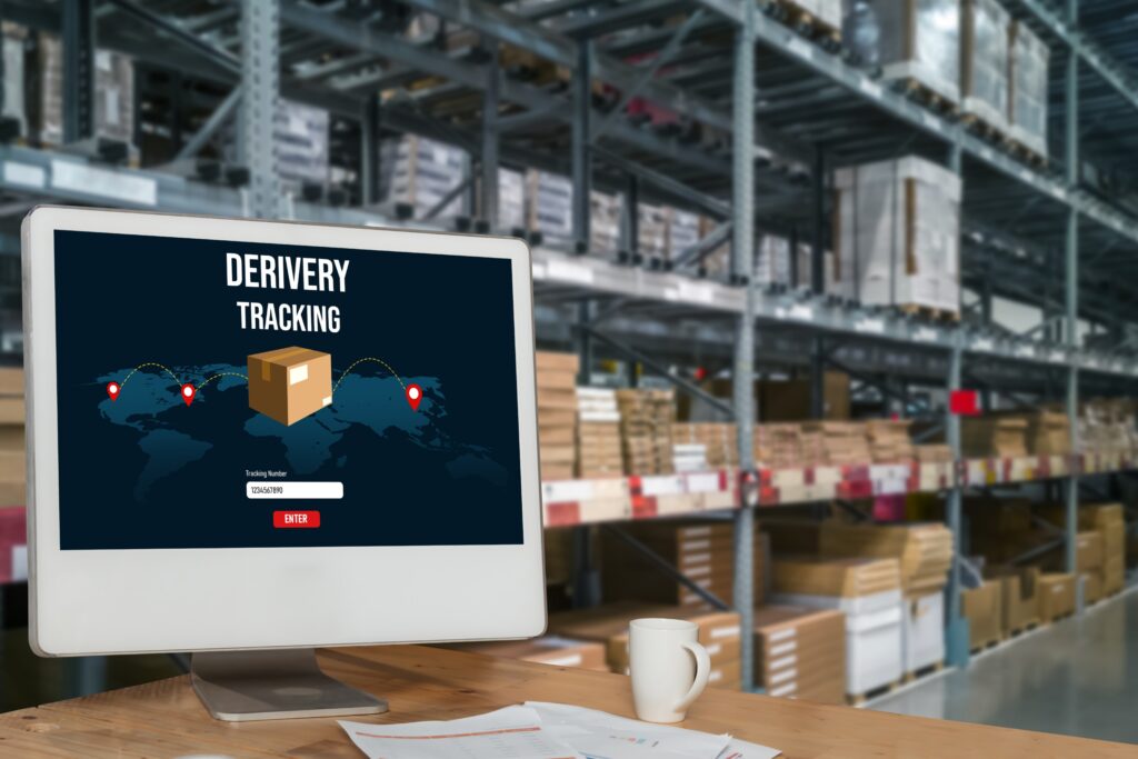 Delivery tracking system for e-commerce and modish online business